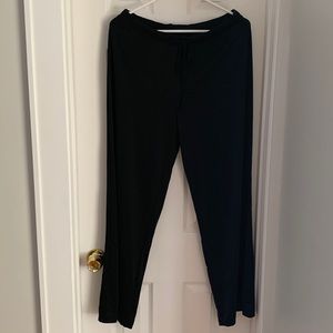 Black and purple lounge pants